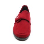 Pantoffel rood textiel 2222  rohde